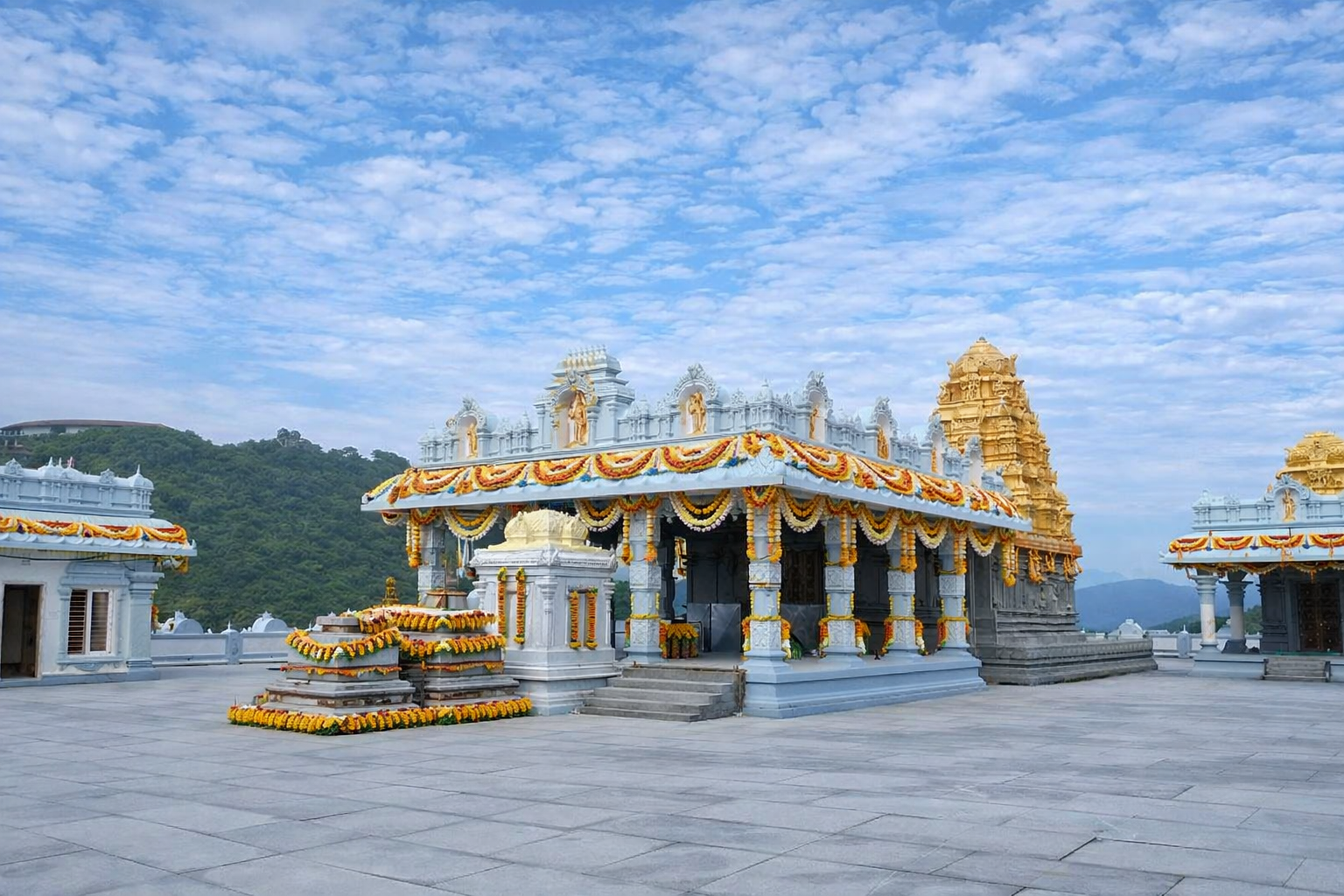 Garaland Decoration With TTD Temple