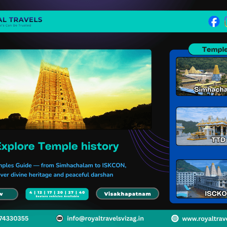 Temple with Royal travels Pramotional post