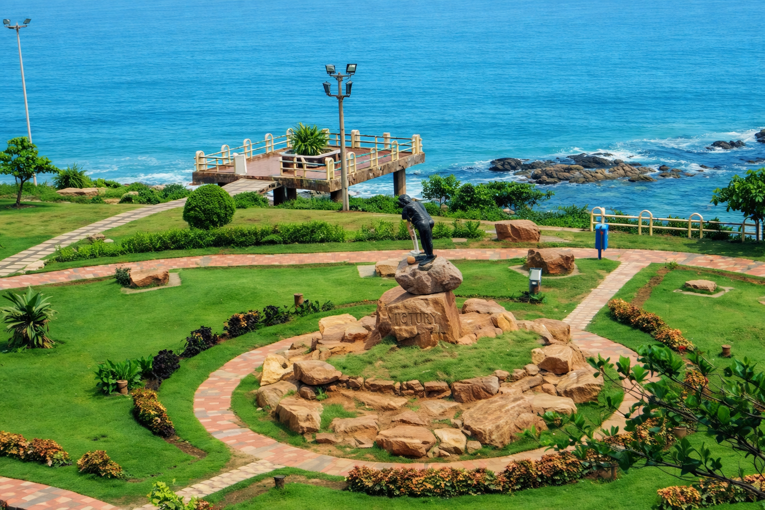 beach view at Tenneti Park Vizag